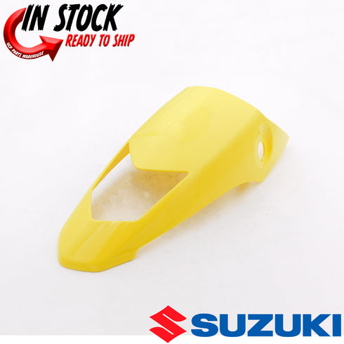 SUZUKI CENTER FRONT FENDER YELLOW 06-2009 17-2021 LTZ50 OEM NEW 53118-43G10-YU1
